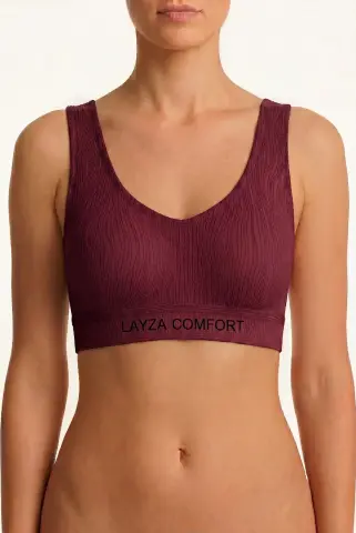 Layza 8202 (M-L-XL-XXL) Lazer Kesim Hayalet Dikişsiz Bayan Sütyen 6'lı