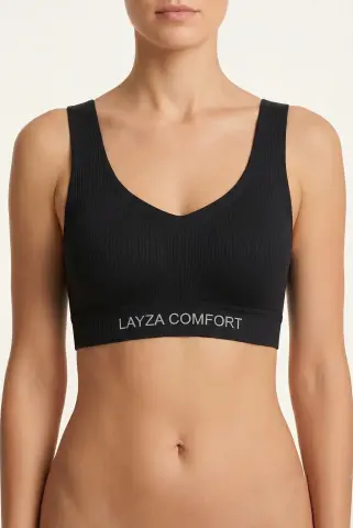 Layza 8202 (M-L-XL-XXL) Lazer Kesim Hayalet Dikişsiz Bayan Sütyen 6'lı