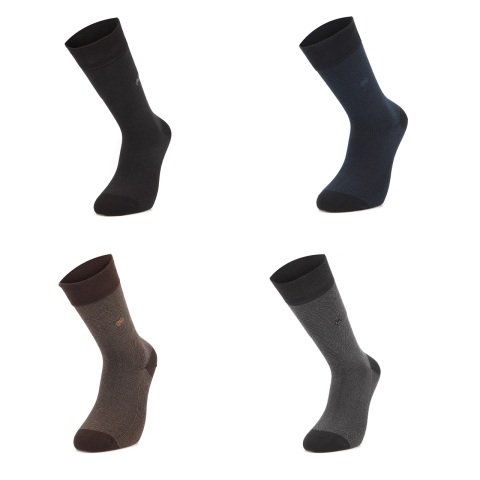 Mısırlı 1213 Bambu Dikişsiz Erkek Çorap 6'lı