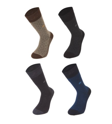 Mısırlı 1215 Bambu Dikişsiz Erkek Çorap 6'lı