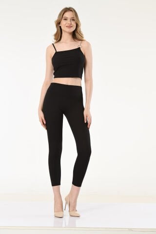 Vogsing 395-1 (M-L-XL-XXL) Fitilli Şardonlu Bayan Tayt 6'lı