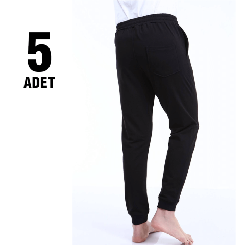 Sahra Ten 165 Kompak Manşetli Battal Erkek Eşofman 5'li