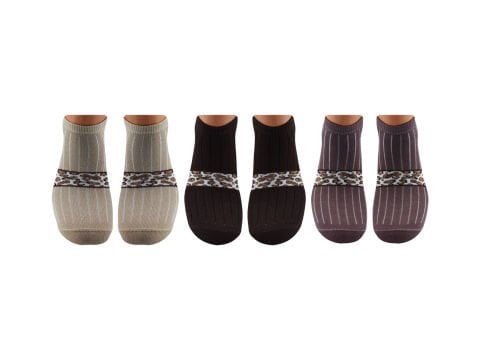 Esinti 33-11 (36-40) Naturel Pamuk Bayan Patik Çorap 12'li