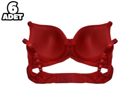 Liza 1019 Nefes Alan Bayan Desteksiz Sütyen 6'lı