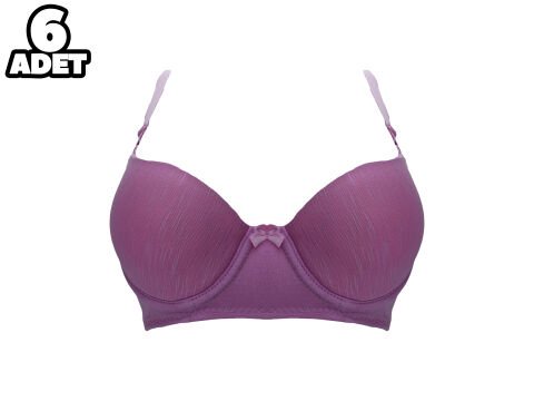 Liza 1019 Nefes Alan Bayan Desteksiz Sütyen 6'lı