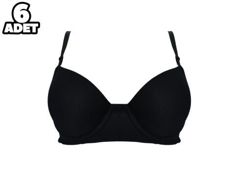 Liza 1019 Nefes Alan Bayan Desteksiz Sütyen 6'lı