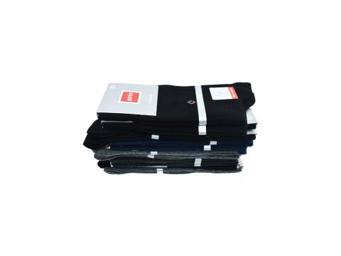 Şirin 7280-4 (40-44) Ter Emici Dikişsiz Erkek Soket Çorap 12'li