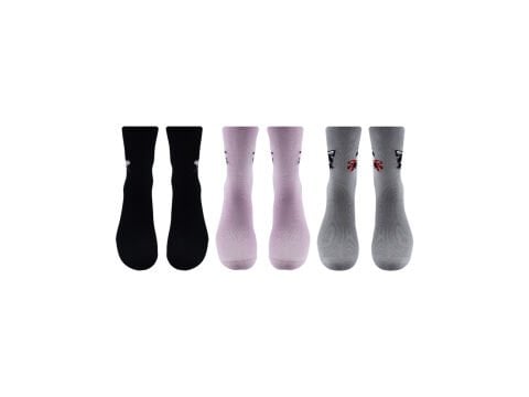 Şirin 4400 (36-40) Dikişsiz Bayan Desenli Penye Çorap 12'li