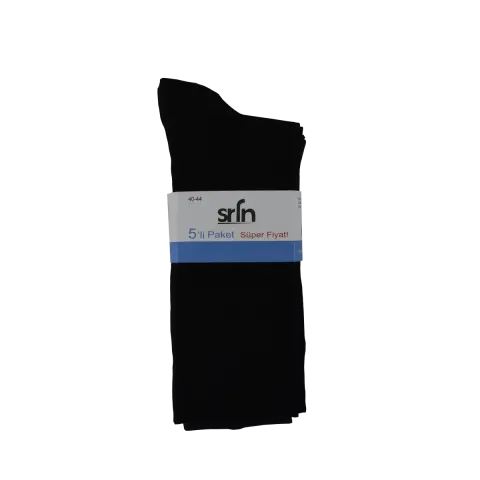Şirin 0100 Ter Emici Süper Soft Erkek Penye Çorap 5'li