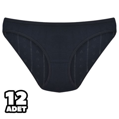 Tutku 0679 Jakarlı Bayan Bikini 12'li