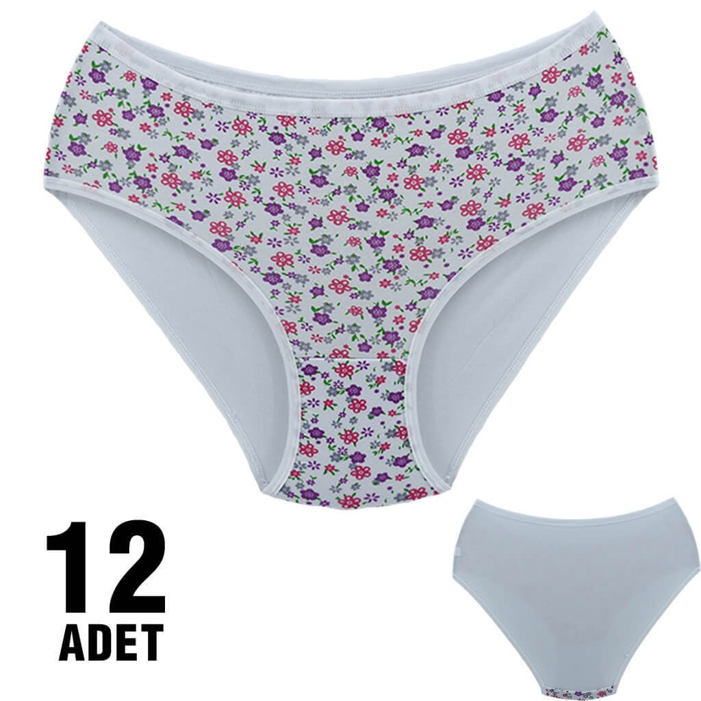 Dondeza 301-34 Desenli Bayan Bato 12'li