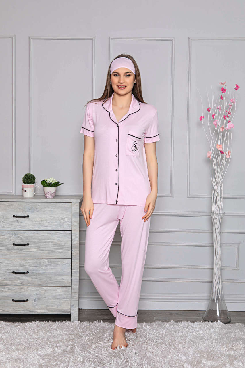 Tekten 6210 Kısa Kollu Bayan Pijama Takımı
