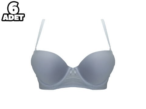 Liza 2010 Balenli Duble Destekli Sütyen 6'lı