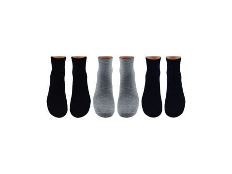 Gülsa (35-40) Dikişsiz Yarım Konç Bayan Bambu Patik Çorap 12'li