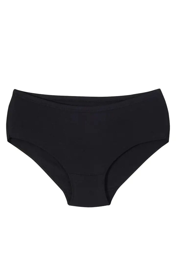 Tutku 0923 Renkli Bayan Ribana Bato Külot 12'li SİYAH - 5/XL