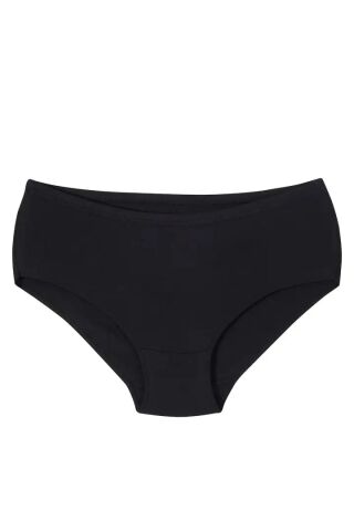 Tutku 0923 Renkli Bayan Ribana Bato Külot 12'li SİYAH - 5/XL