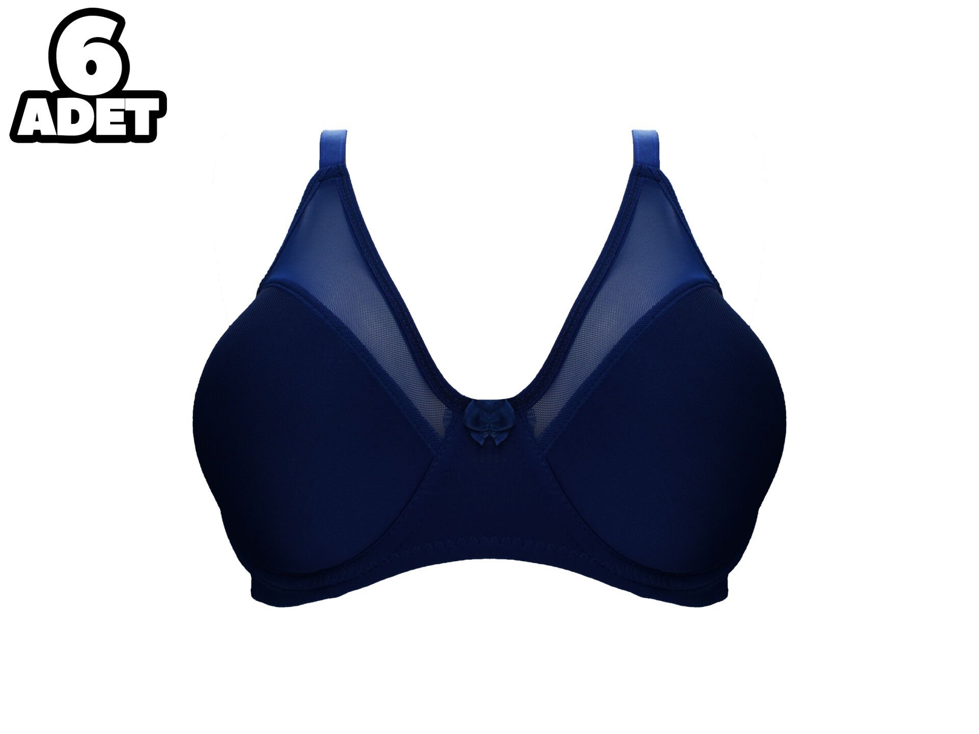 Liza 2020 C Cup Balenli Desteksiz Sütyen 6'lı