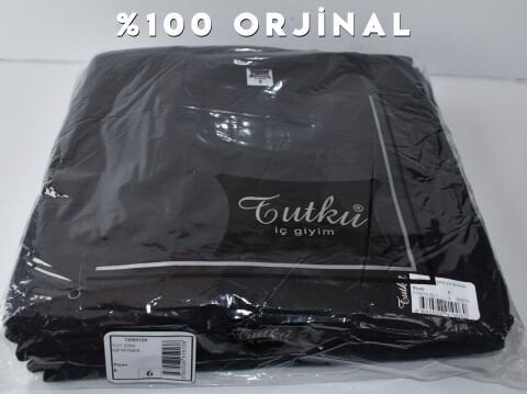 Tutku 0105 Erkek Renkli Penye Sıfır Yaka Fanila 6'lı