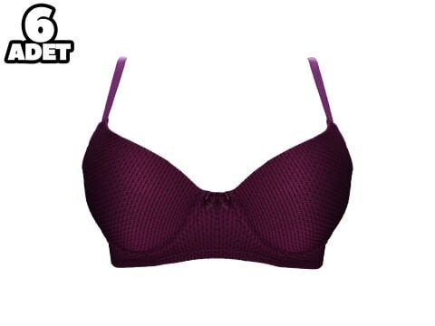 Liza 2070 Jakarlı Bayan Destekli Sütyen 6'lı