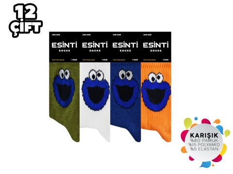 Esinti 20-3 Bayan Kolej Çorap 12'li