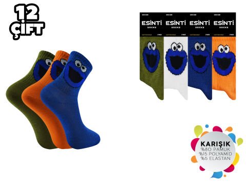 Esinti 20-3 Bayan Kolej Çorap 12'li