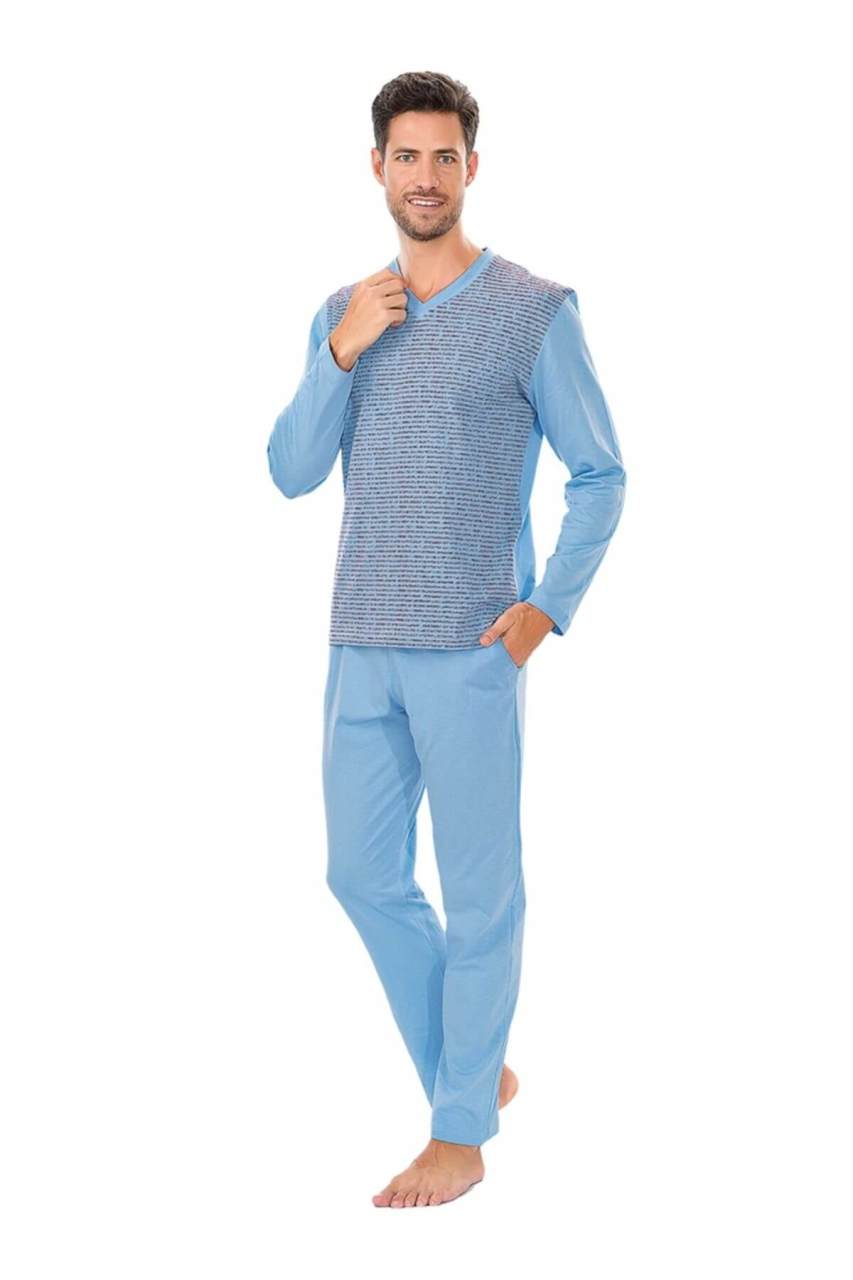 Güneş 4644 Uzun Kol Mevsimlik Erkek Pijama Takımı