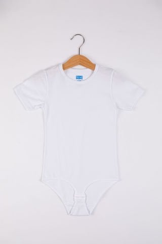 Berrak 2536 Kısa Kollu Kız Çocuk Çıtçıtlı Badi (Kancalı)