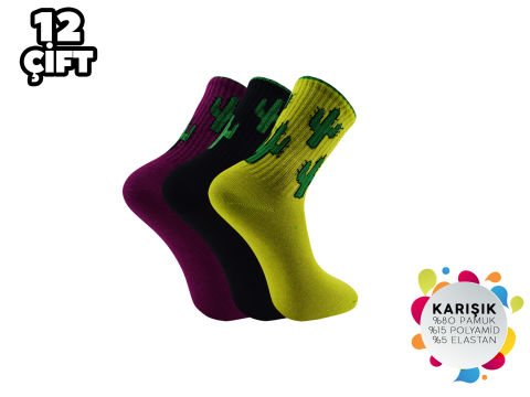 Esinti 20-12 Bayan Kolej Çorap 12'li