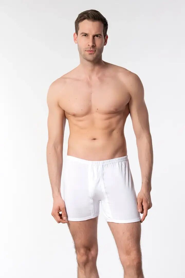 Seher 0006 Beyaz Penye Erkek Paçalı Arjantin 12'li