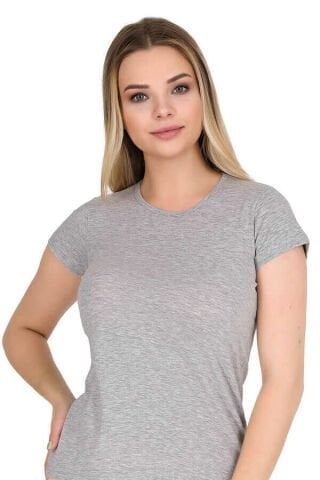 Berrak 2133 Bisiklet Yaka Kısa Kollu Bayan Elestan Badi