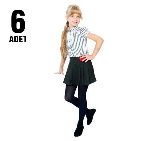 Saks Micro 50 Denye Kız Çocuk Külotlu Çorap 6'lı