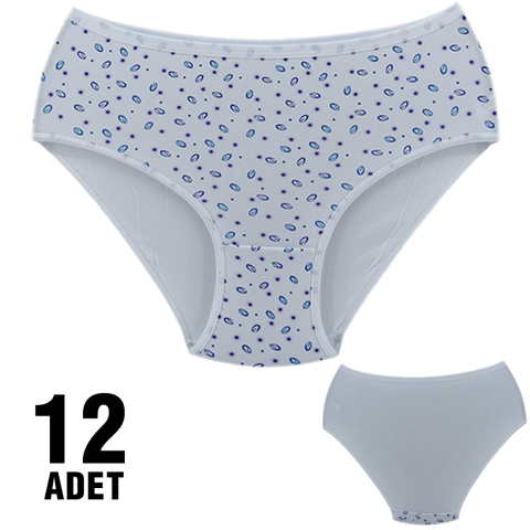 Dondeza 301-70 Desenli Bayan Bato 12'li