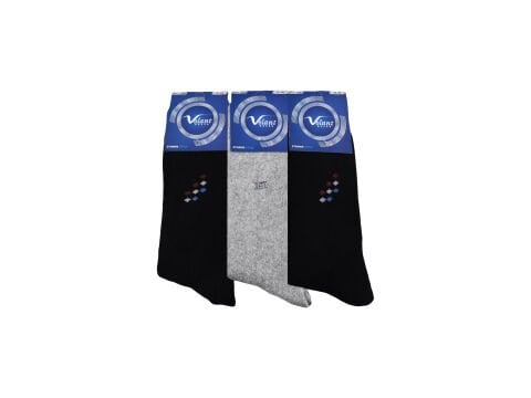 Volant (40-44 NO) Ekonomik Erkek Kışlık Havlu Çorap 12'li