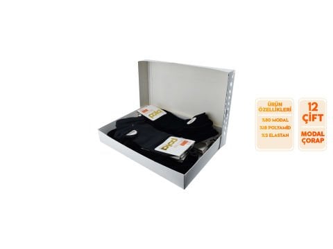 Pola 4150-23 Yazlık Erkek Modal Patik 12'li
