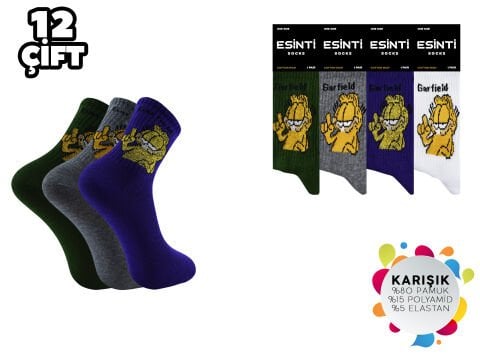 Esinti 20-2 Bayan Kolej Çorap 12'li