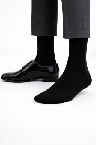 Aytuğ 24001 (41-45) Dikişsiz Erkek Bambu Soket Çorap 12'li