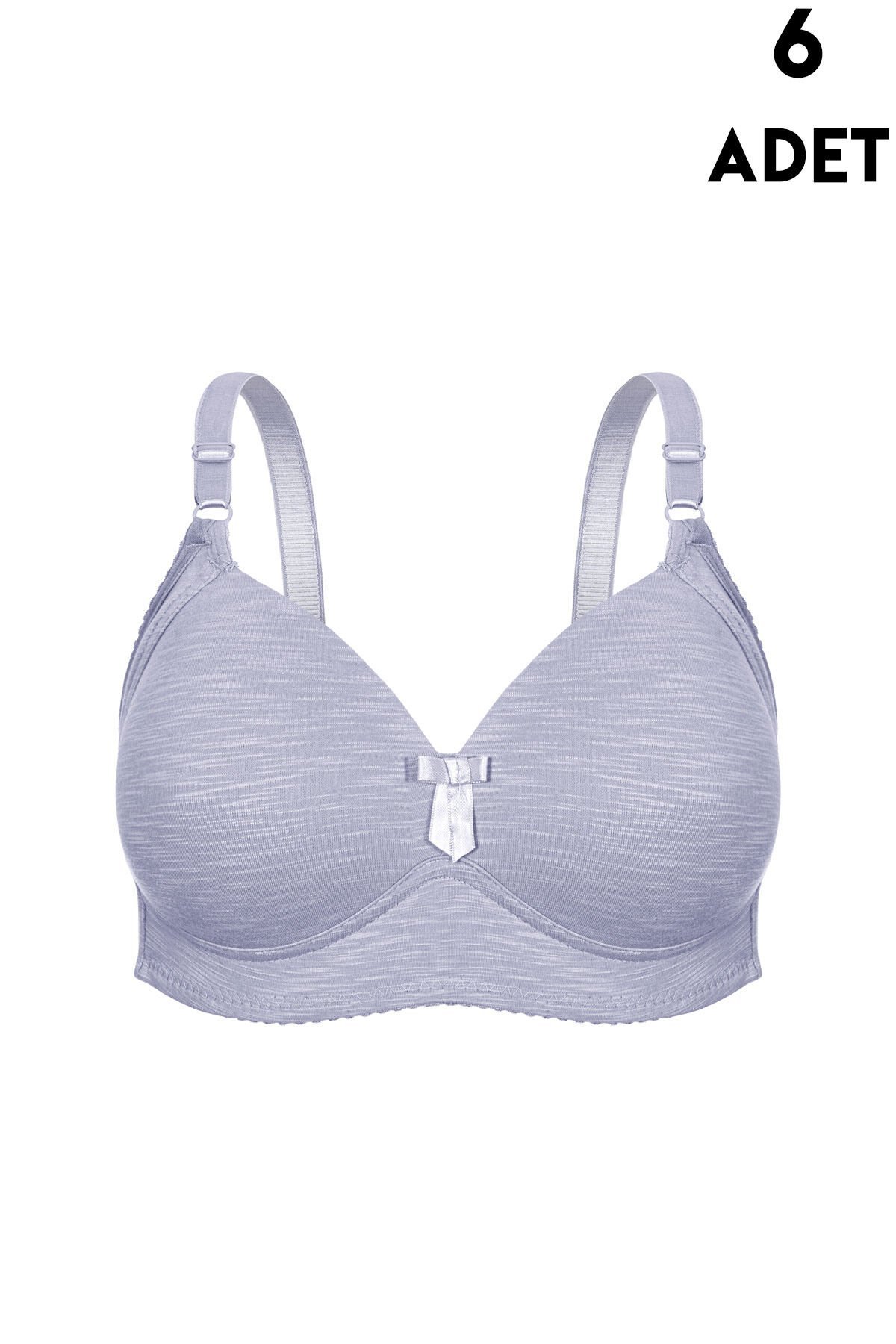 Aysemin 5140 C Cup (85-90-95-100-105) Balensiz Desteksiz Bayan Sütyen 6'lı