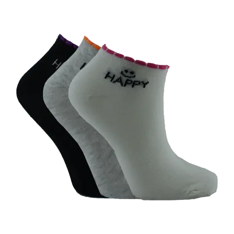 XGRİ POLO 7-4 (35-40) Bayan Organik Pamuk Penye Patik 12'li