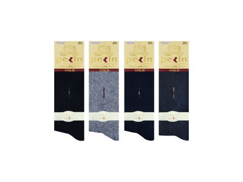 Pelin 1-33 (40-44) Erkek Penye Likralı Çorap 12'li