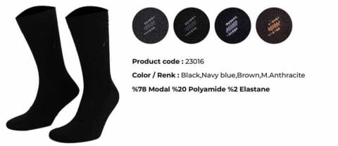 Aytuğ 23016 (41-45) Dikişsiz Erkek Modal Soket Çorap 12'li