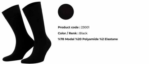 Aytuğ 23001 (41-45) Dikişsiz Erkek Modal Soket Çorap 12'li