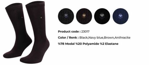 Aytuğ 23017 (41-45) Dikişsiz Erkek Modal Soket Çorap 12'li