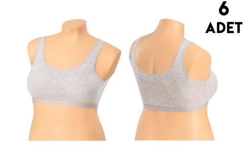 Dondeza 5064 Bayan Battal Bustiyer 6'lı GRİ - 110/115