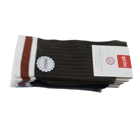 Şirin 4150-112 (36-40) Dikişsiz Bayan Penye Çorap 12'li