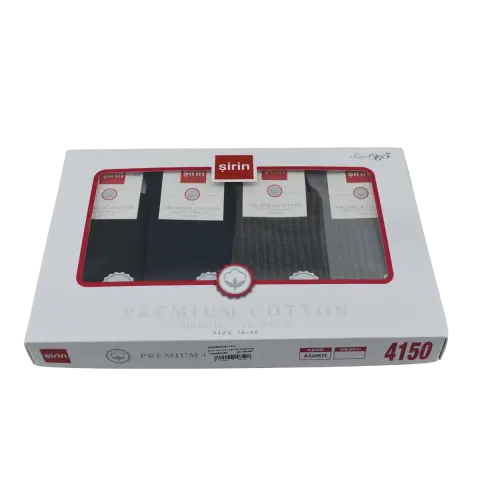 Şirin 4150-112 (36-40) Dikişsiz Bayan Penye Çorap 12'li