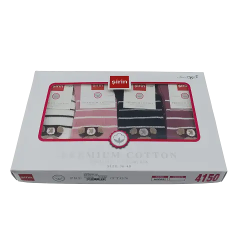Şirin 4150-115 (36-40) Dikişsiz Bayan Penye Çorap 12'li