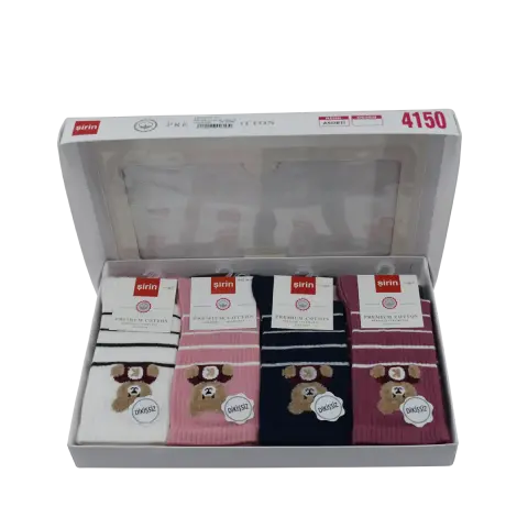 Şirin 4150-115 (36-40) Dikişsiz Bayan Penye Çorap 12'li