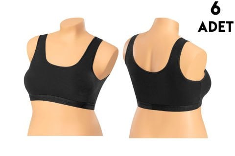 Dondeza 5064 Bayan Battal Bustiyer 6'lı SİYAH - 100/105