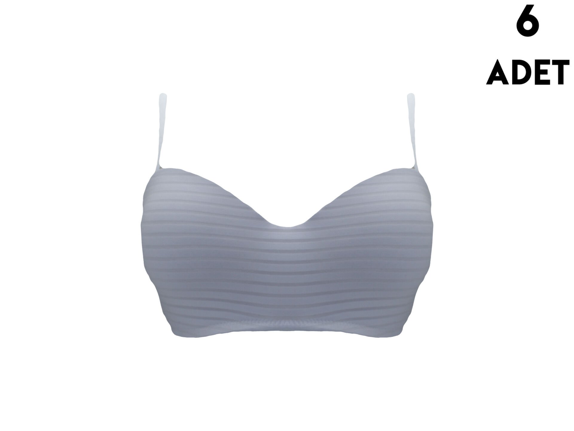 Liza 2300 Balenli Desteksiz Jakarlı Lotus Cup Sütyen 6'lı