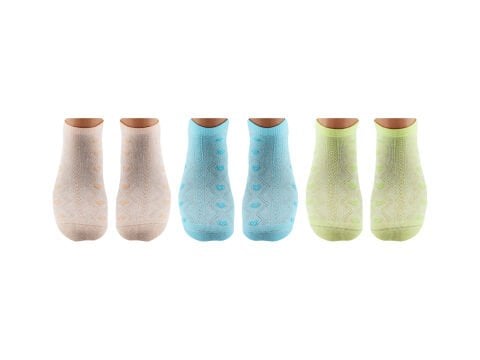 Şirin 4030-50 (36-40) Dikişsiz Bayan Penye Patik Çorap 12'li